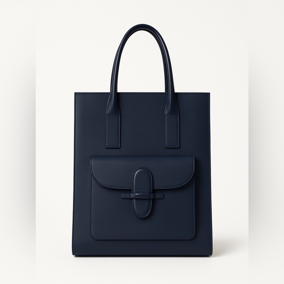 CÉLINE Navy Elegance The Must-Have Luxury Tote for the Modern Sophisticate navy - Picture 3 of 14